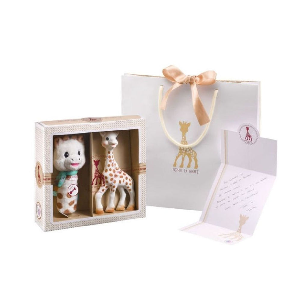 Meu primeiro set Sophie la girafe + Sonajero peluche Cri-Cri
