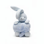 Coelho de peluche com manta