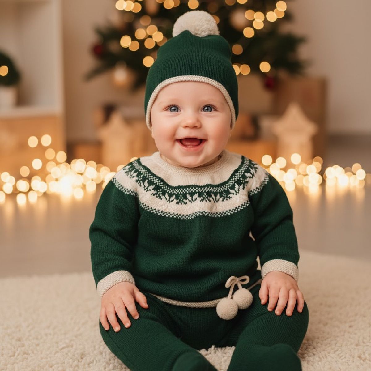 Conjunto de 3 peças de malha