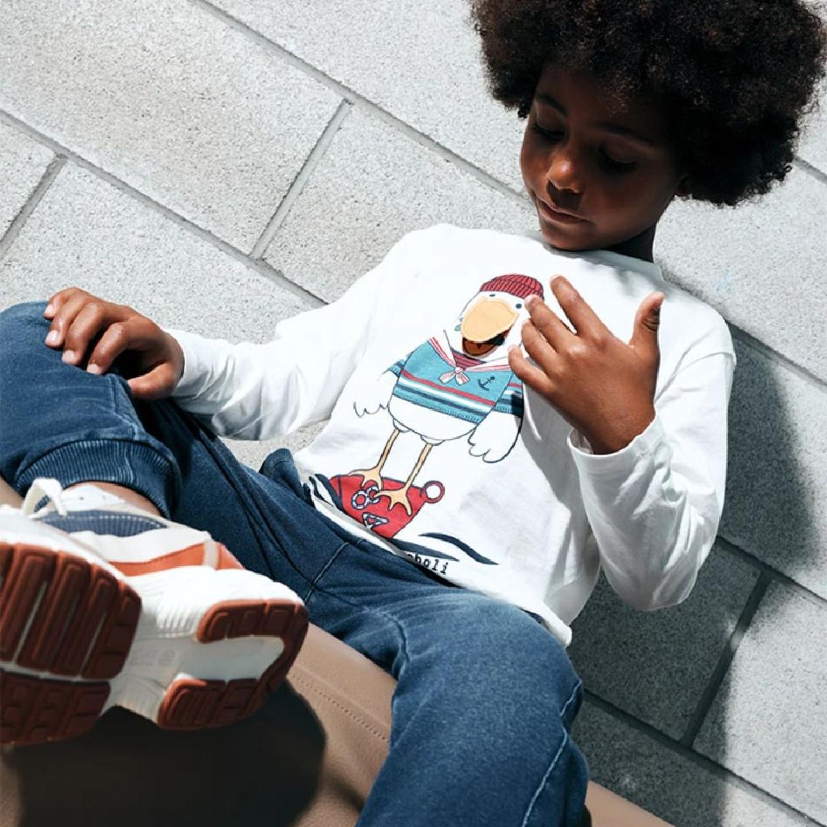 T-shirt manga comprida | BOBOLI