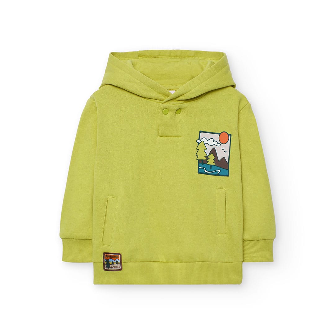 Sweatshirt | BOBOLI | Amarelo mostarda
