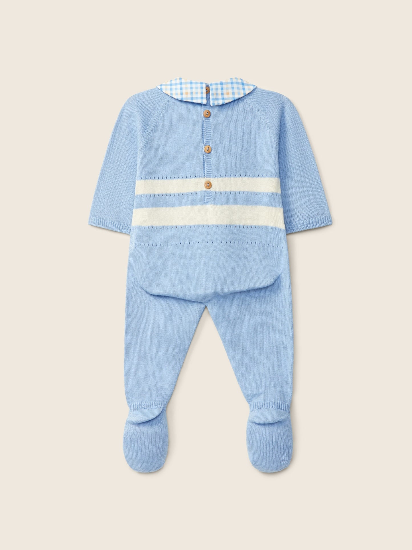 Babygrow tricotado em algodão orgânico | SUMMER TIME
