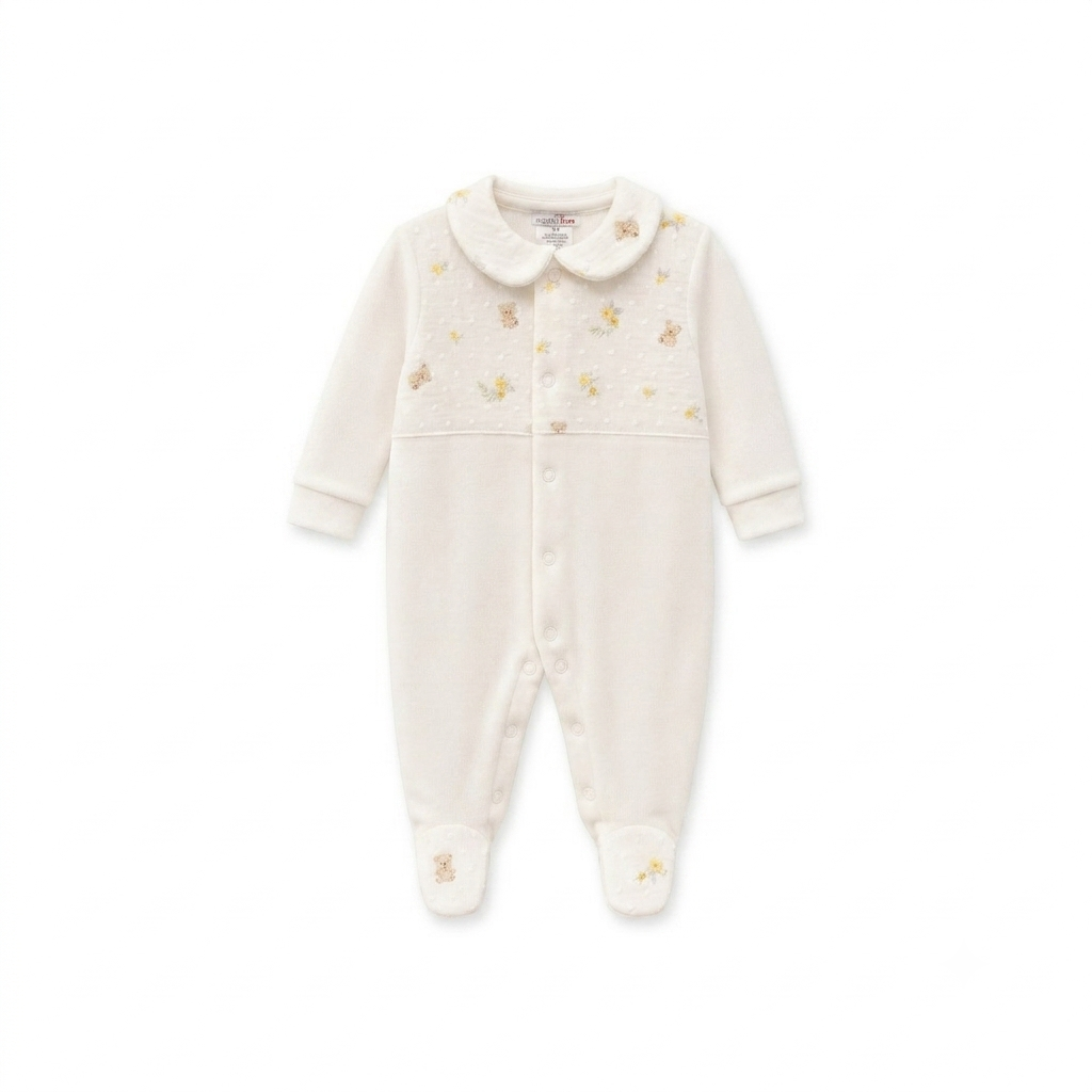 Babygrow Ursinhos e Flores Amarelas