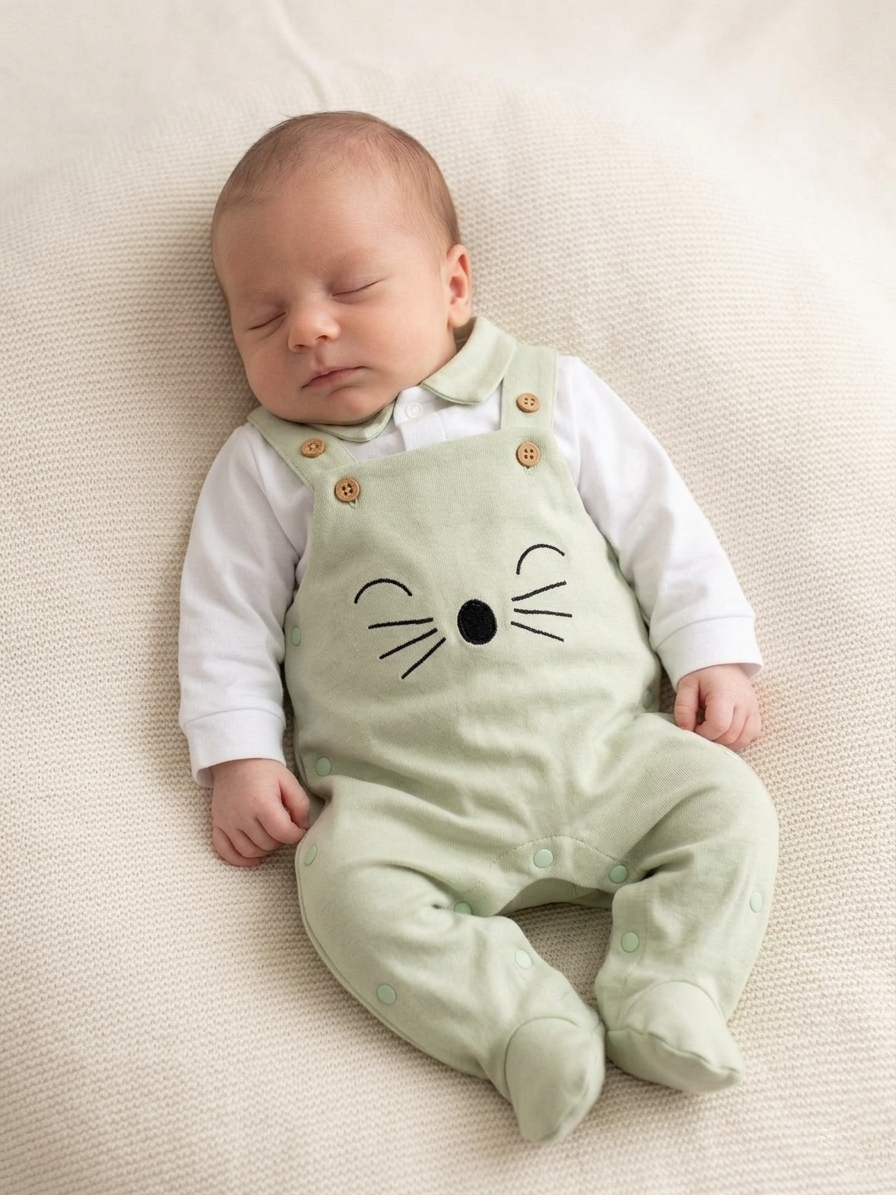 Babygrow para Bebé Menino - Verde