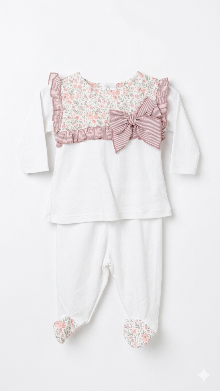 Conjunto 2pç para Bebé Menina "Florid" - Babi