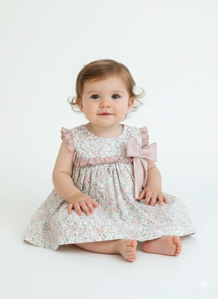 Vestido com Tapa Fraldas "Florid" - Babi